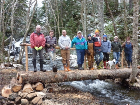 Meguma Falls Bridge Build Crew, Dec 2011